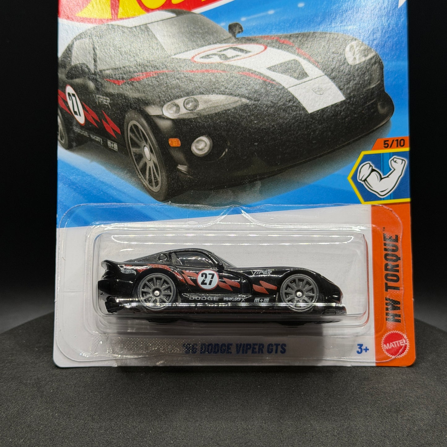 Hot Wheels ‘96 Dodge Viper GTS Black