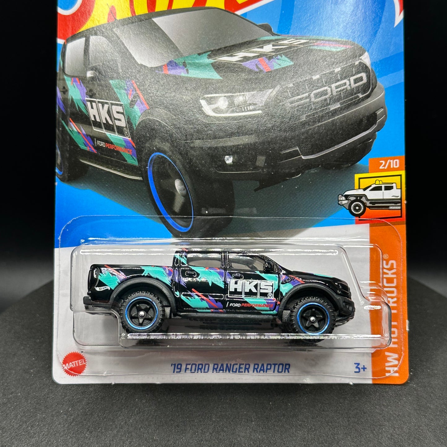 Hot Wheels HKS Ford Ranger Raptor Black