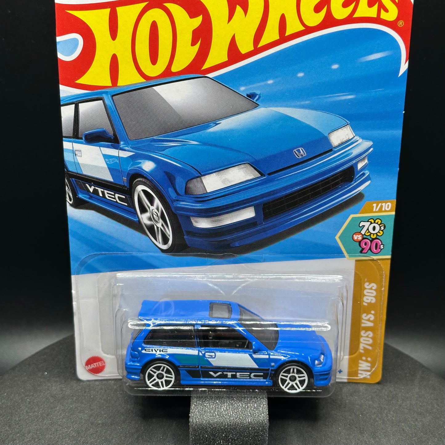 Hot Wheels ‘90 Honda Civic EF Blue