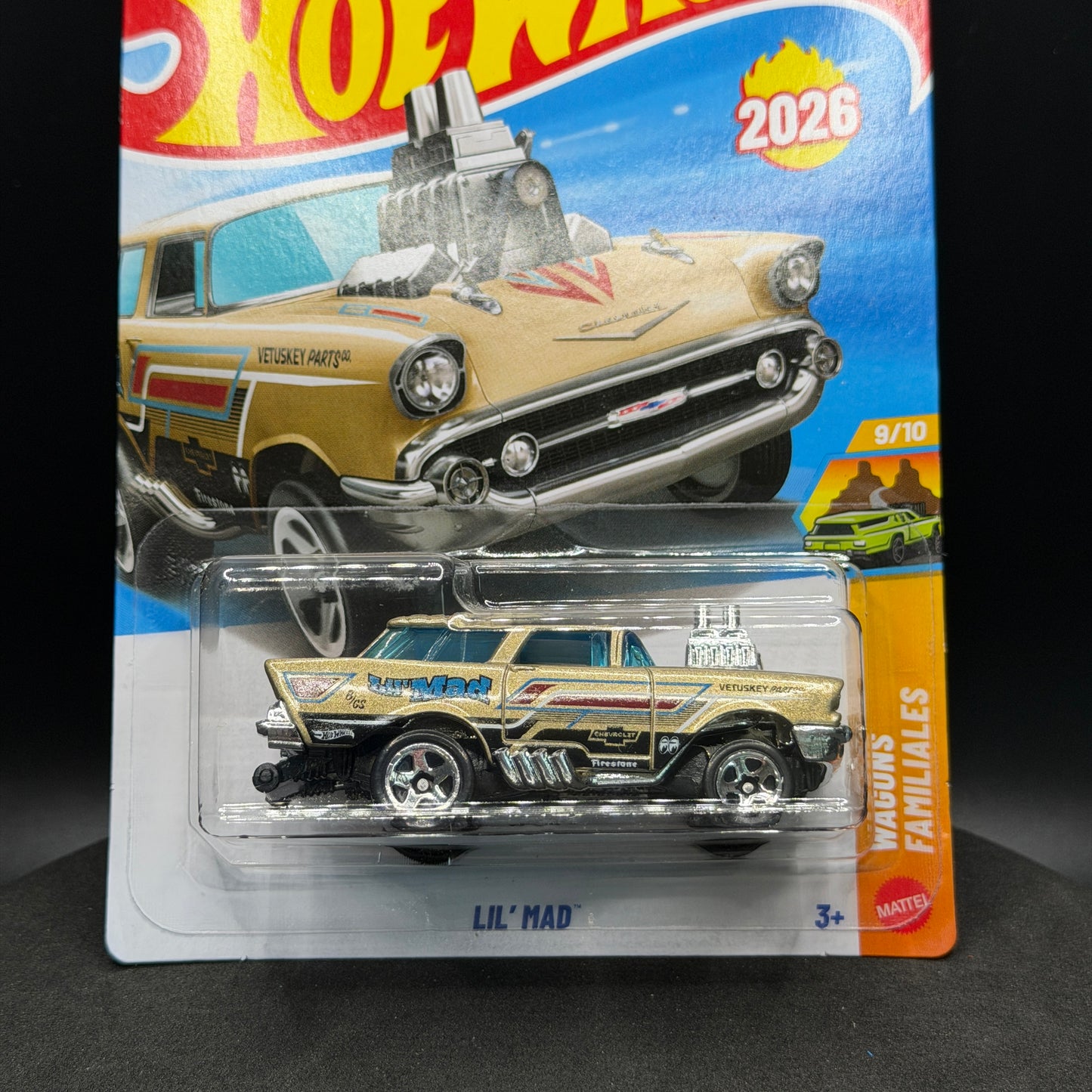 Hot Wheels Chevy Wagon Lil Mad Gold
