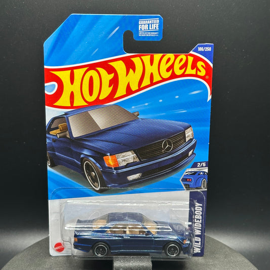 Hot Wheels ‘89 Mercedes Benz 560 SEC AMG Dark Blue