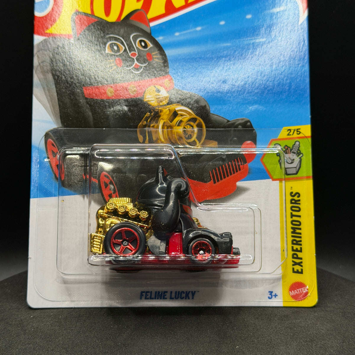 Hot Wheels Feline Lucky Black