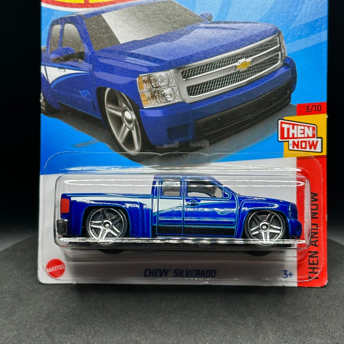 Hot Wheels Chevy Silverado Blue