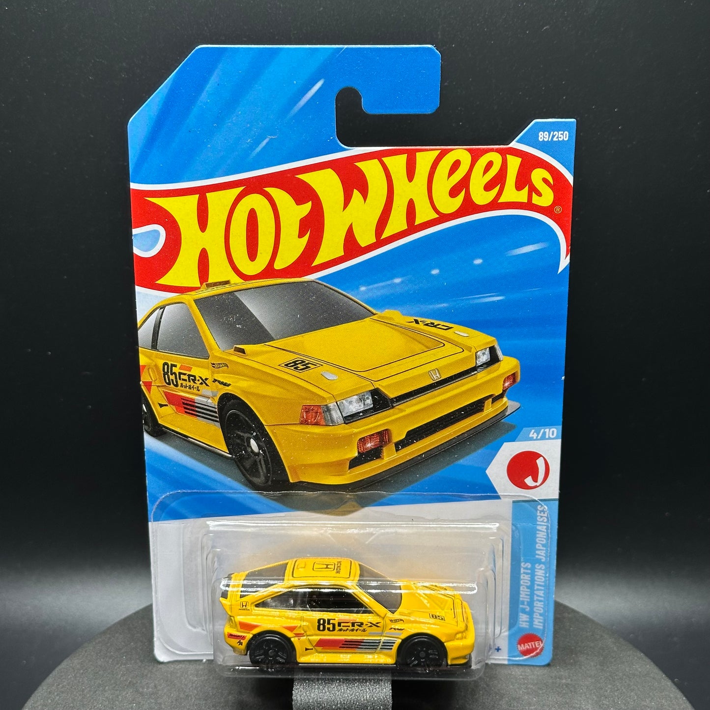 Hot Wheels 1985 Honda CR-X Yellow