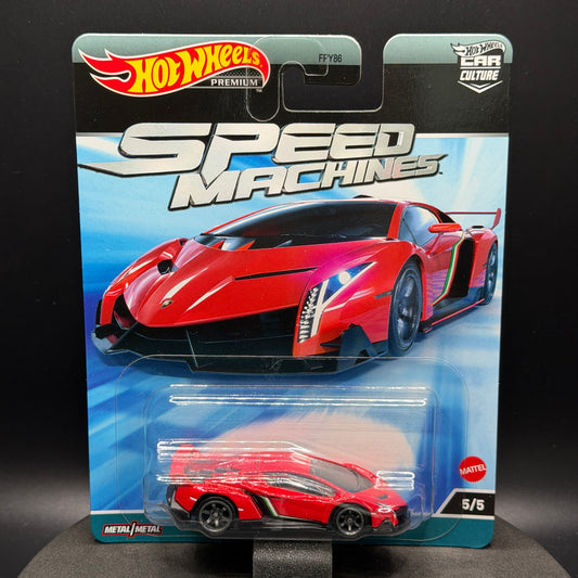Hot Wheels Premium Lamborghini Veneno Speed Machines