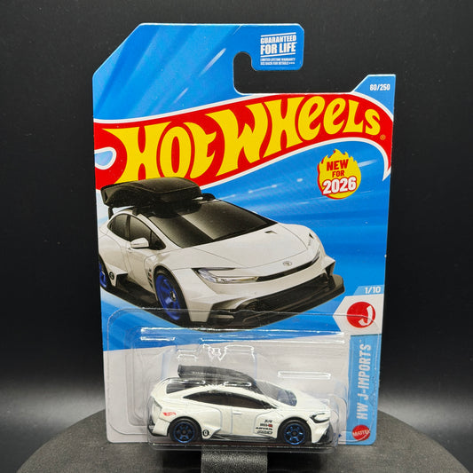 Hot Wheels Toyota Prius Custom White (with roof box)