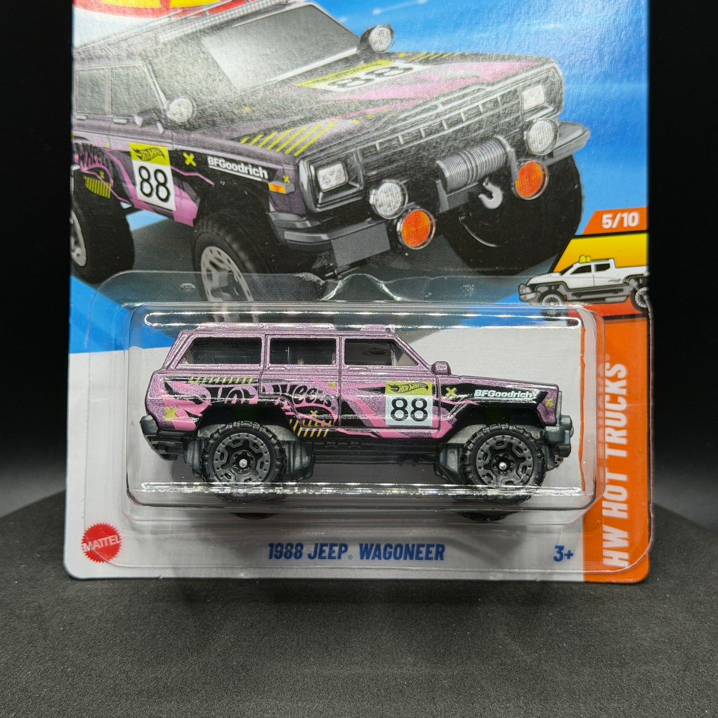 Hot Wheels 1988 Jeep Wagoneer Purple