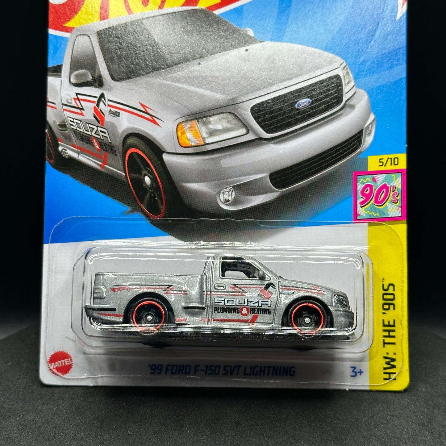 Hot Wheels ‘99 Ford SVT Lightning Silver