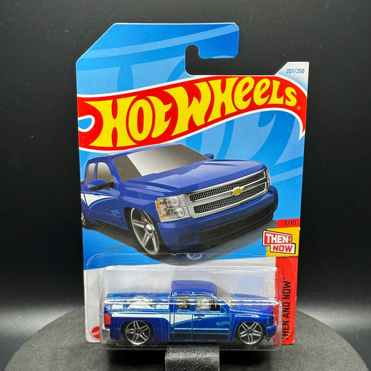 Hot Wheels Chevy Silverado Blue