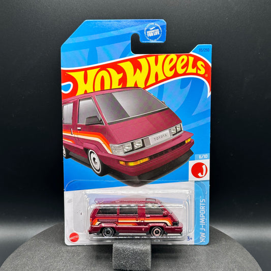 Hot Wheels 1986 Toyota Van Maroon