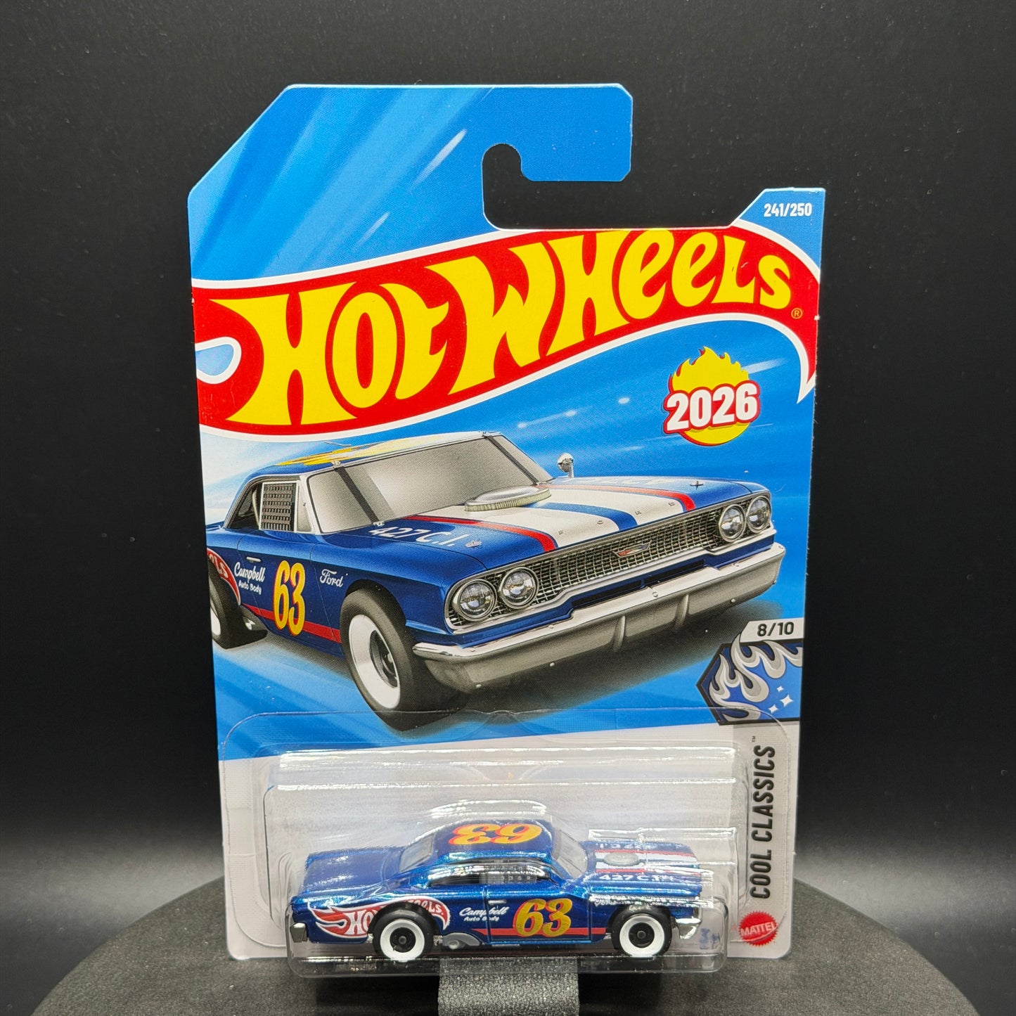 Hot Wheels 1963 Ford Galaxie Blue