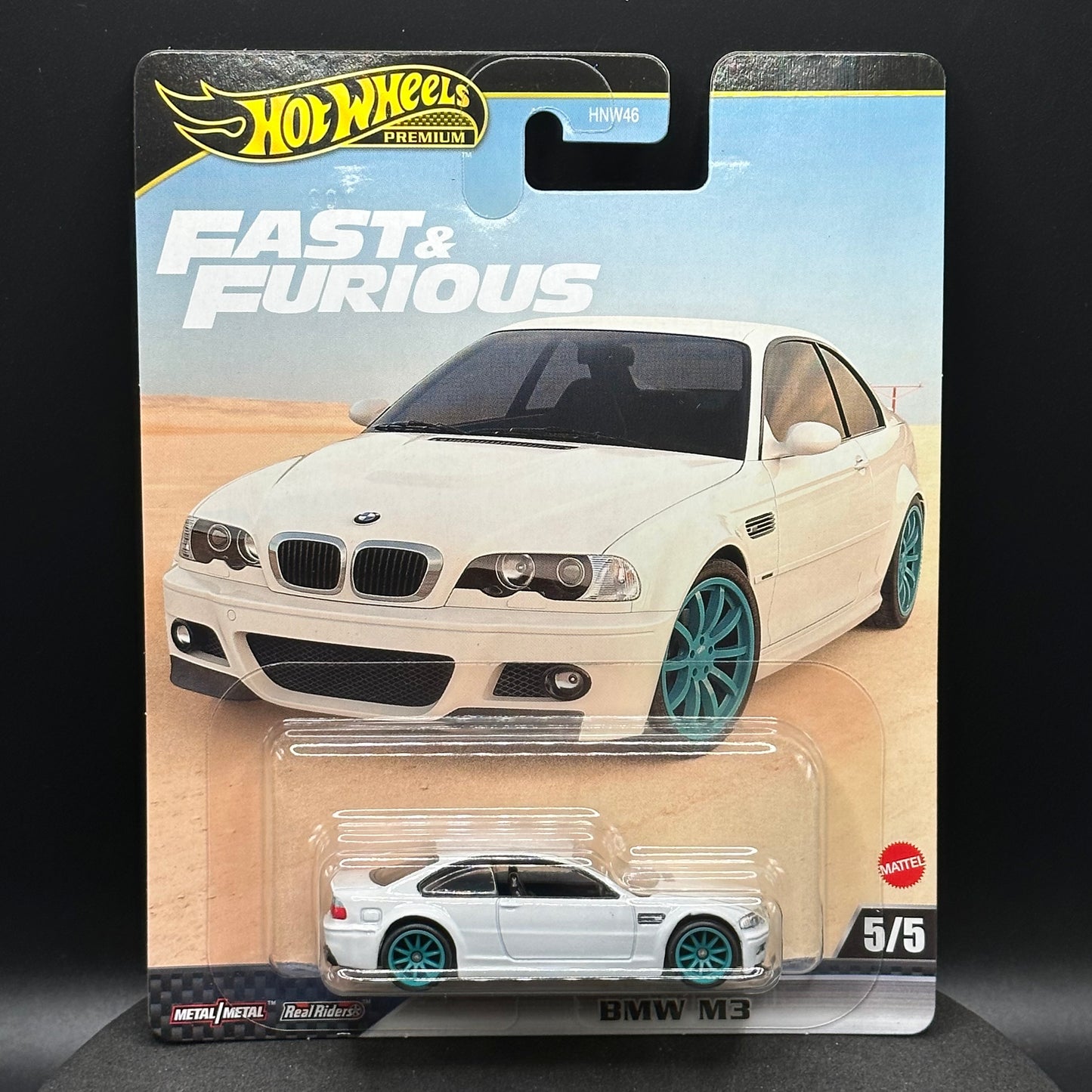 Hot Wheels Premium Fast & Furious BMW M3 E46 White