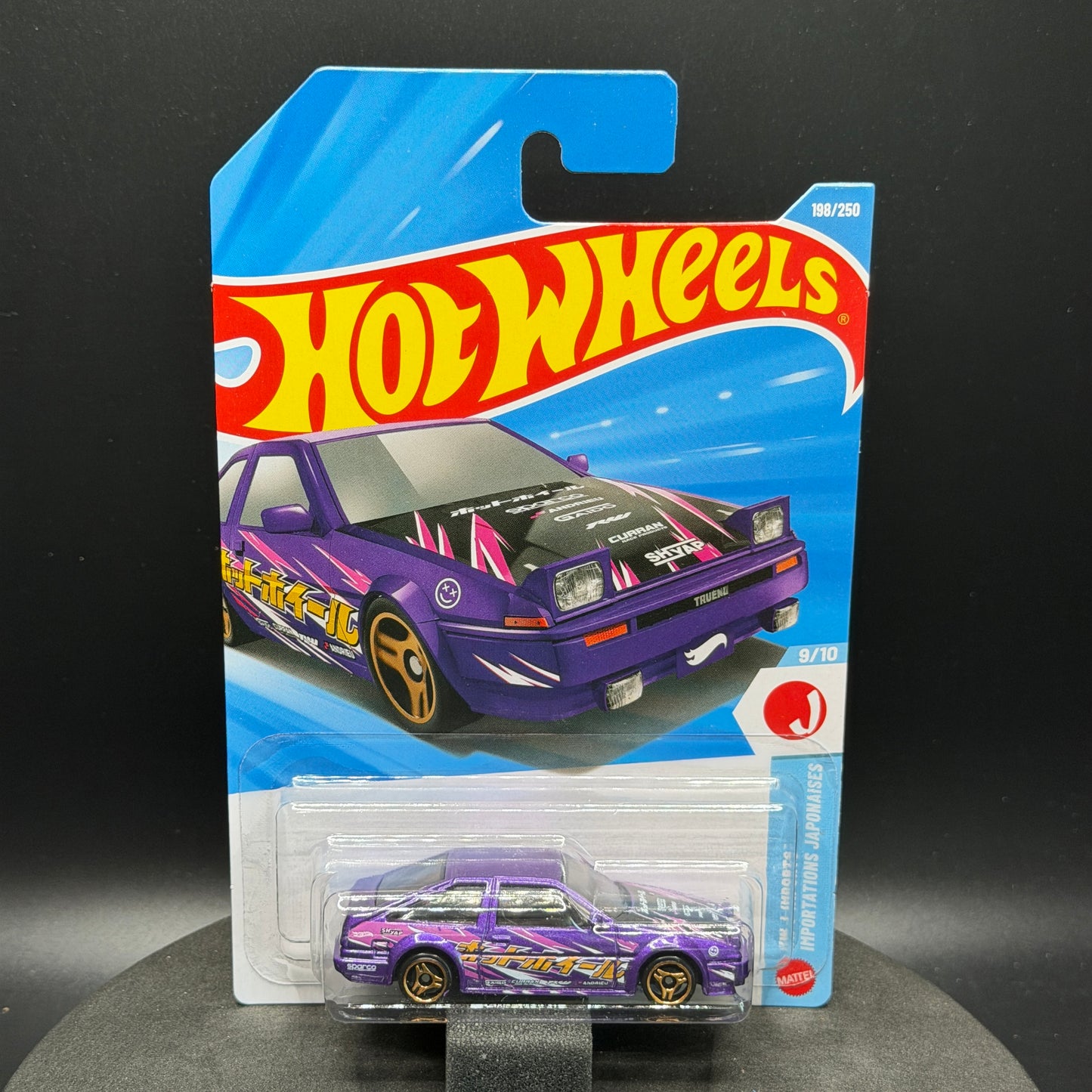 Hot Wheels Toyota AE86 Sprinter Trueno Purple