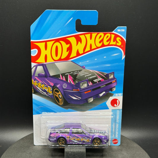 Hot Wheels Toyota AE86 Sprinter Trueno Purple