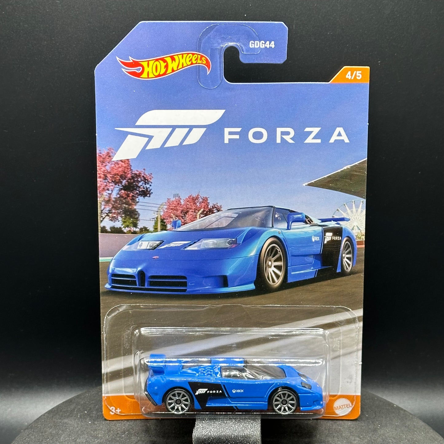 Hot Wheels Forza Bugatti EB110 SS Blue