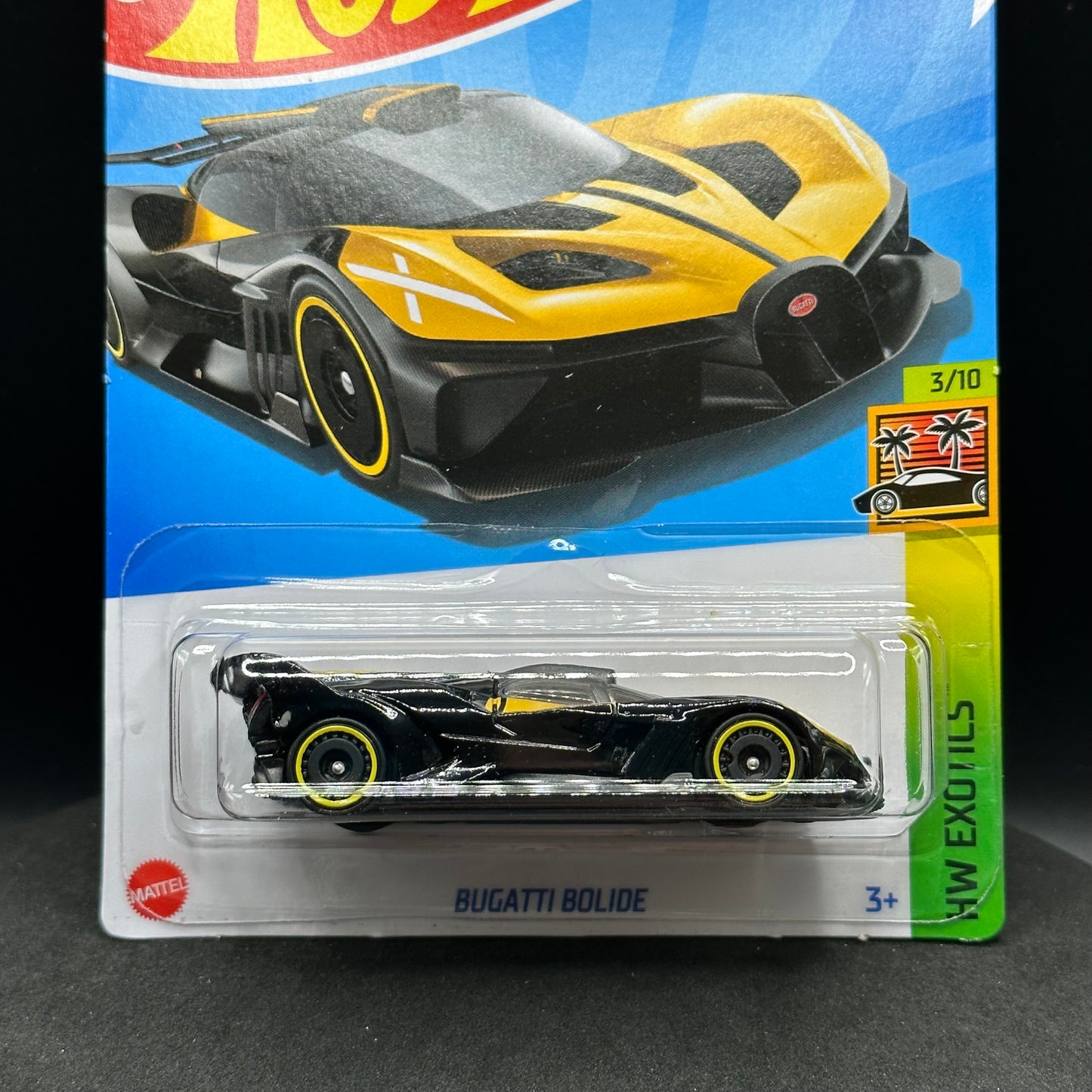 Hot Wheels Bugatti Bolide Yellow