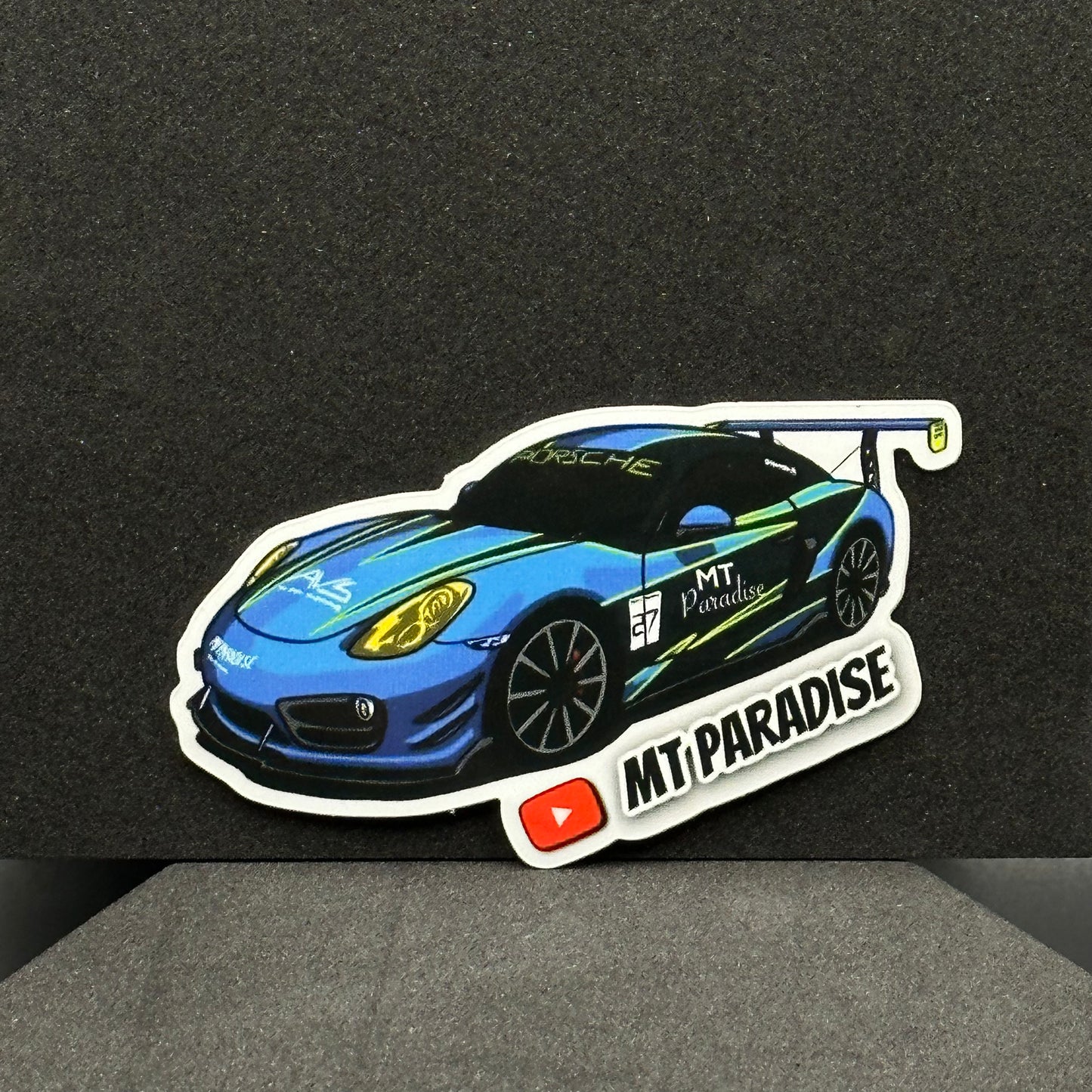 MT Paradise Porsche Sticker