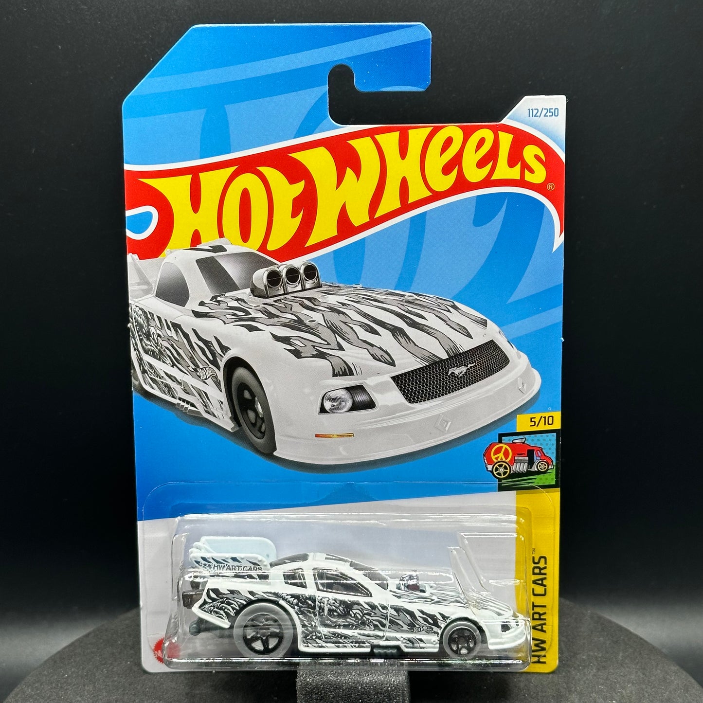 Hot Wheels Mustang Funny Car White