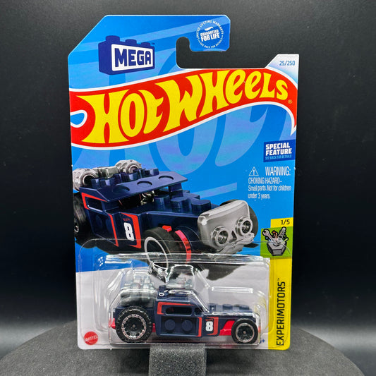 Hot Wheels Brick and Motor Dark Blue