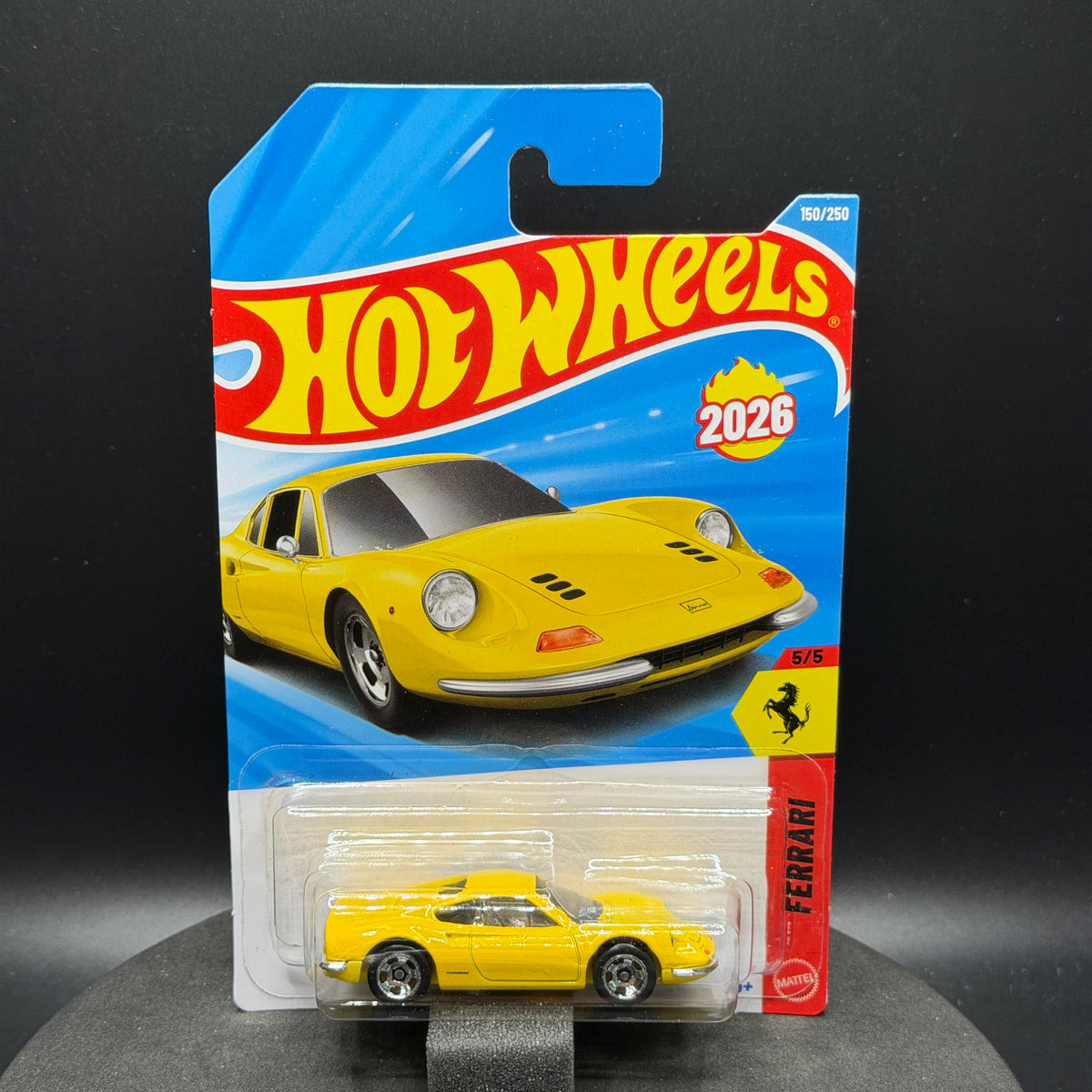 Hot Wheels Dino 206 GT Yellow