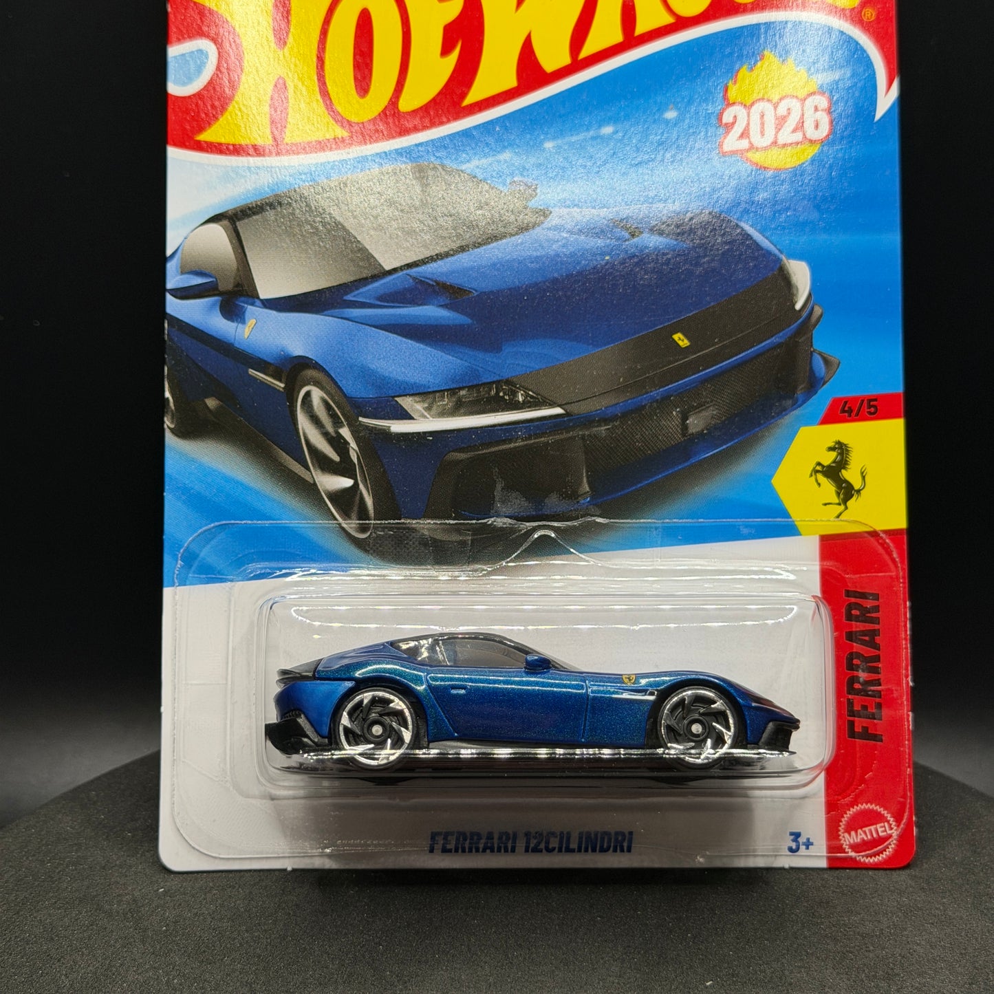 Hot Wheels Ferrari 12 Cilindri Blue