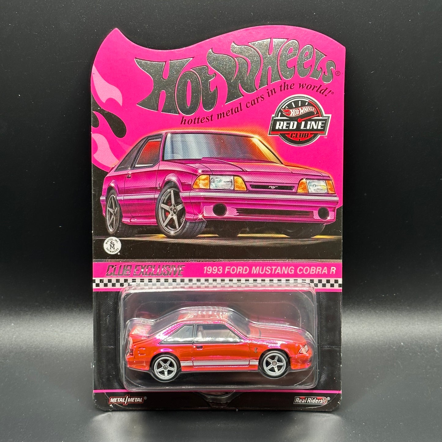 Hot Wheels RLC Ford Mustang Cobra R Pink