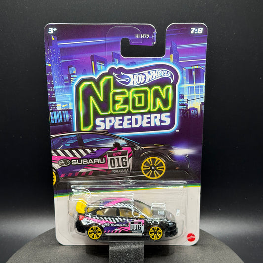 Hot Wheels Subaru WRX STI Neon Speeders