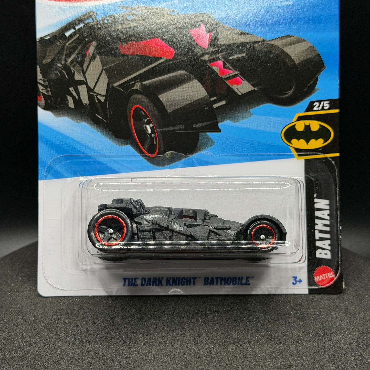Hot Wheels Batman The Dark Knight Batmobile Black/Red