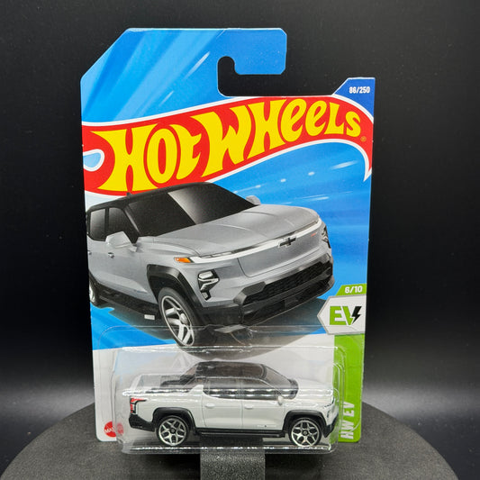 Hot Wheels Chevy Silverado EV RST Gray