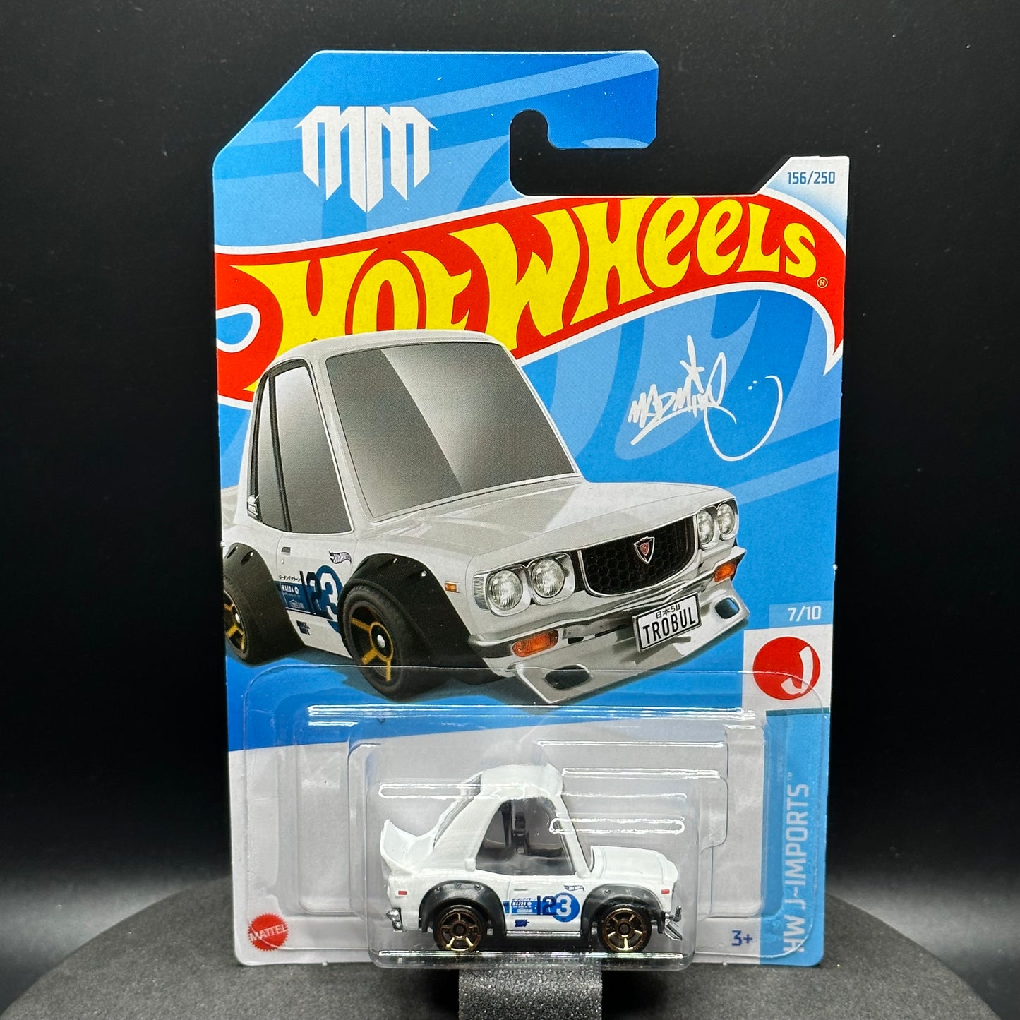 Hot Wheels Mazda RX-3 Tooned White