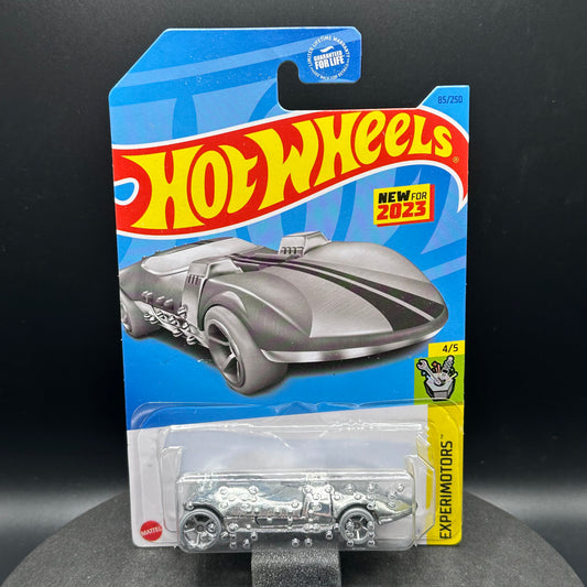 Hot Wheels Braille Racer Twin Mill Silver