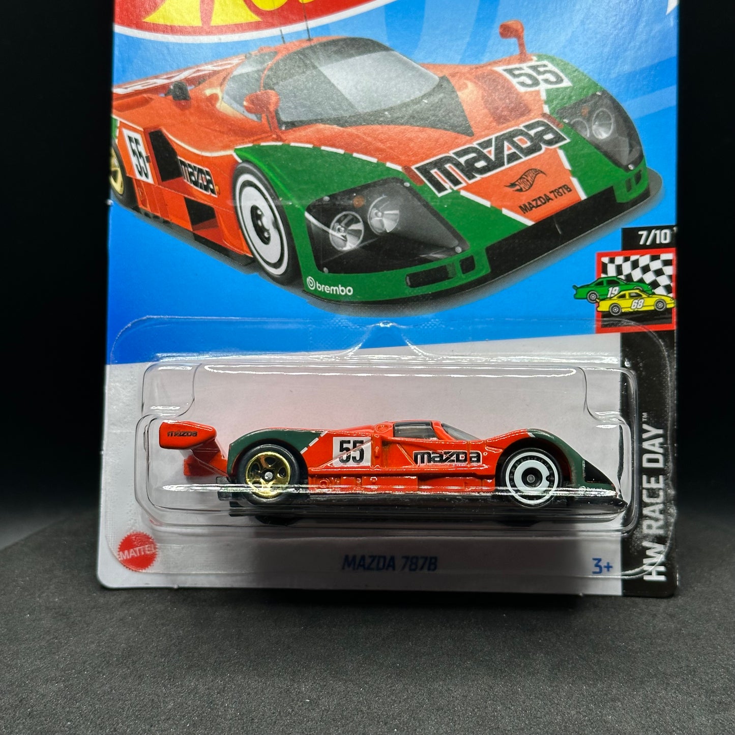 Hot Wheels Mazda 787B Orange/Green