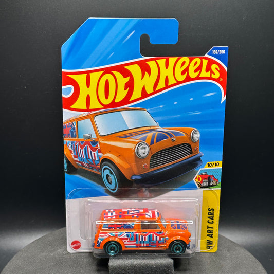 Hot Wheels Austin Mini Van Orange