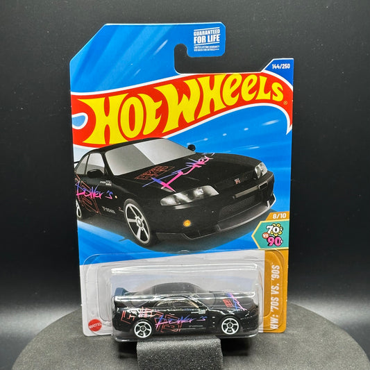 Hot Wheels Nissan Skyline GTR R33 Black HKS