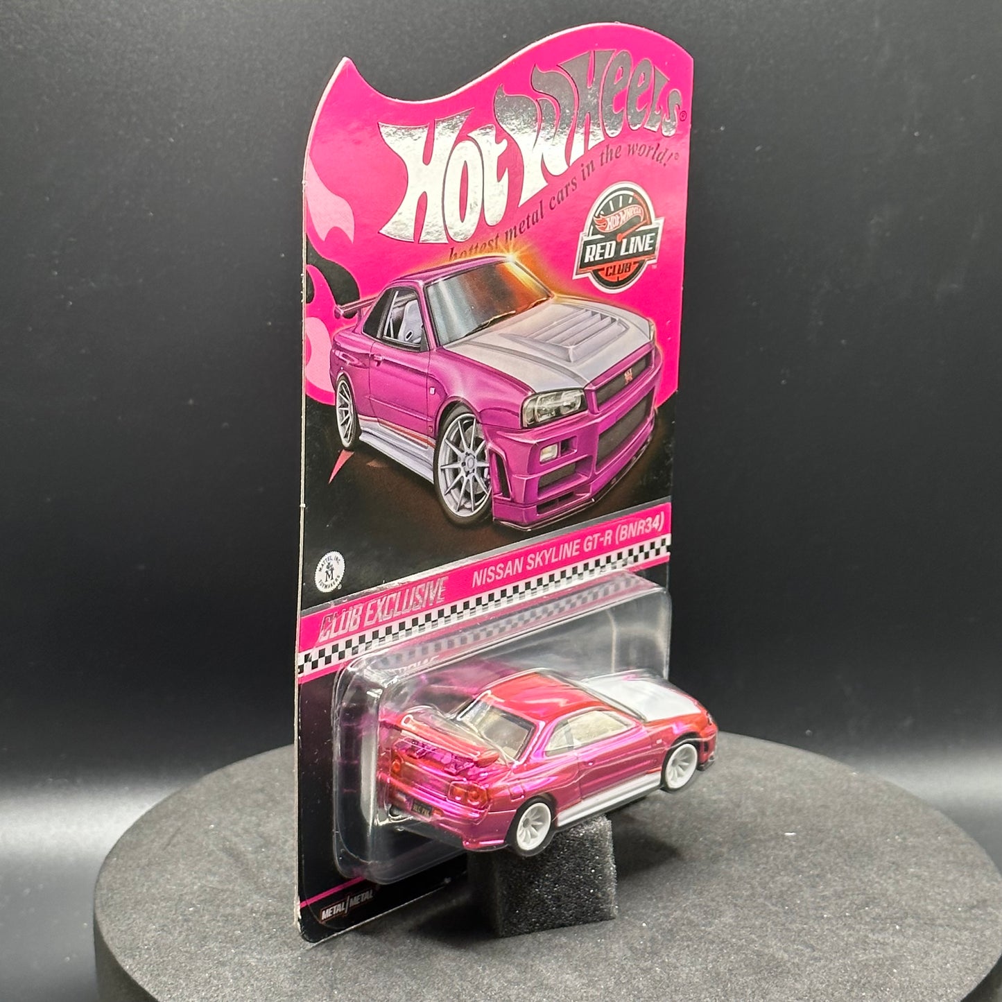 Hot Wheels RLC Pink Nissan Skyline GTR R34