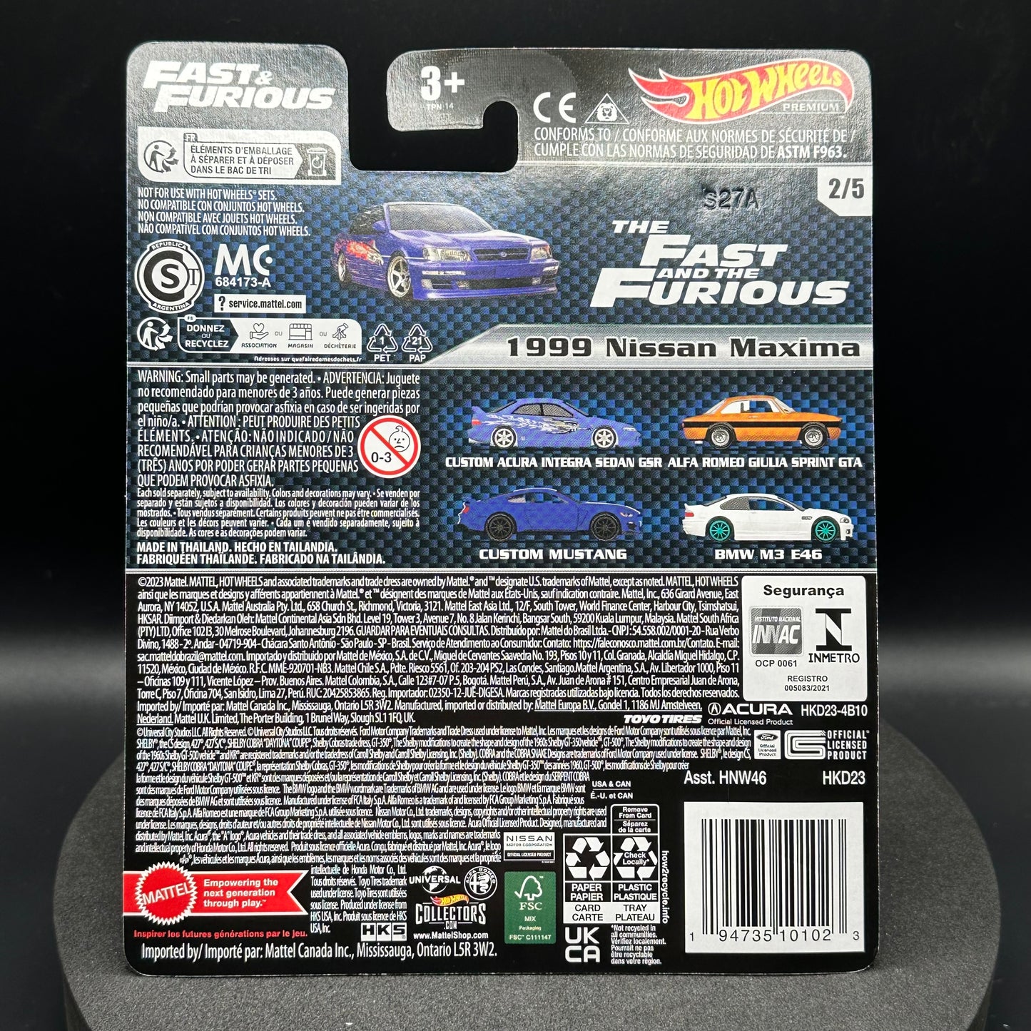 Hot Wheels Premium Fast and Furious Nissan Maxima