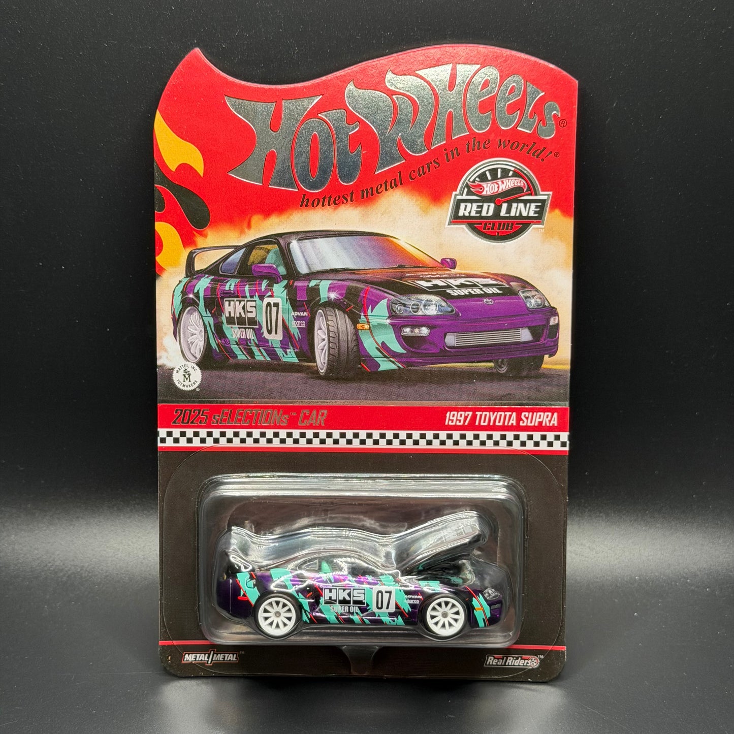 Hot Wheels RLC 1997 Toyota Supra Purple HKS