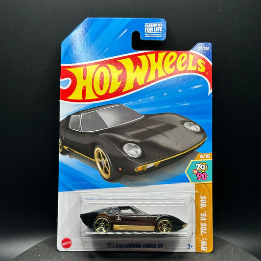 Hot Wheels Lamborghini Miura SV Black
