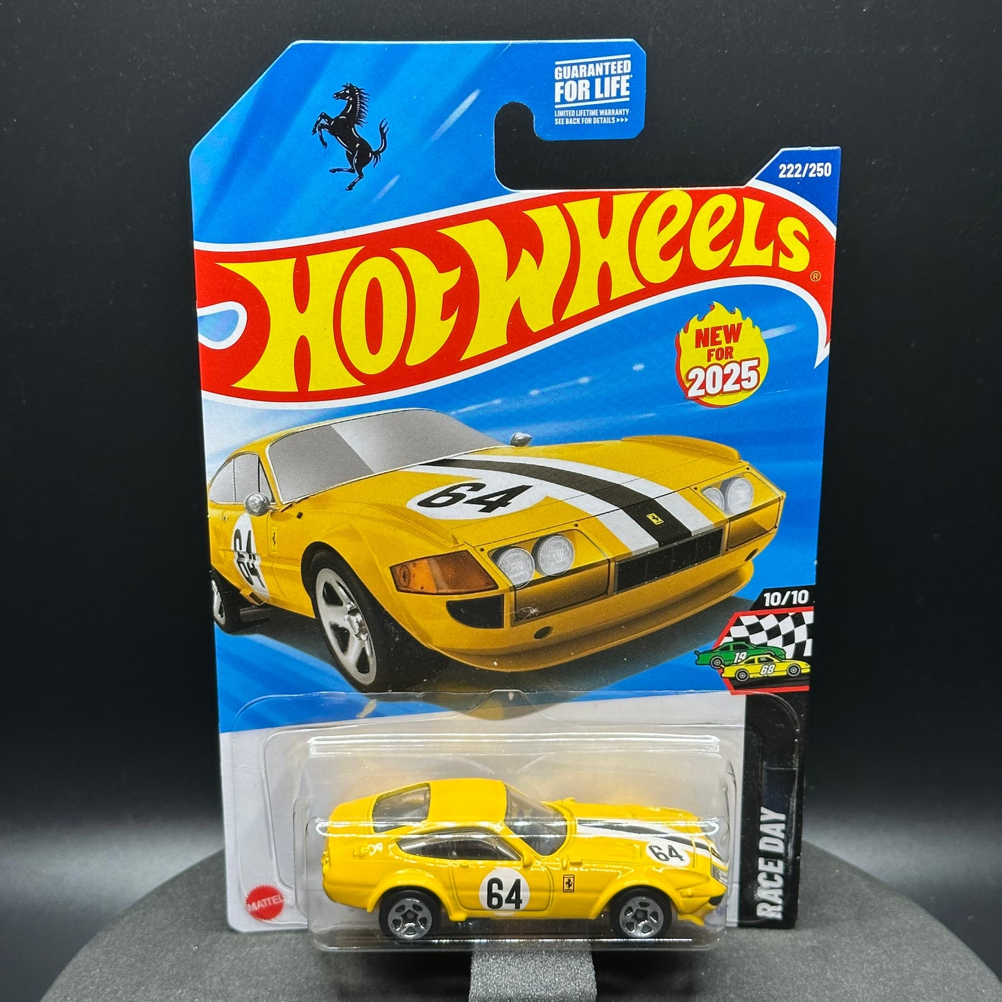 Hot Wheels Ferrari 365 GTB4 Competizione Yellow