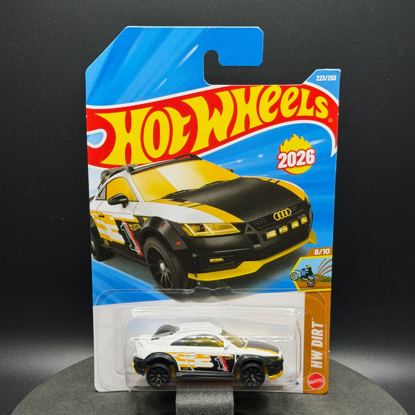 Hot Wheels 2019 Audi TT Safari White/Black/Yellow
