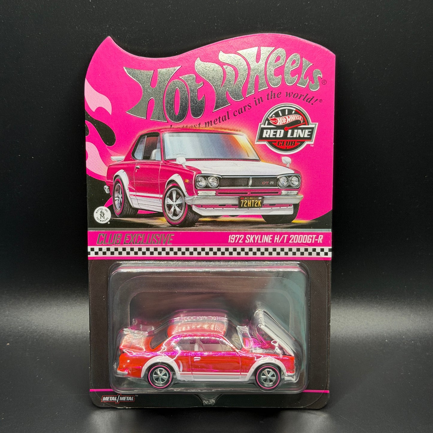 Hot Wheels RLC 1972 Skyline H/T 2000 GTR Pink