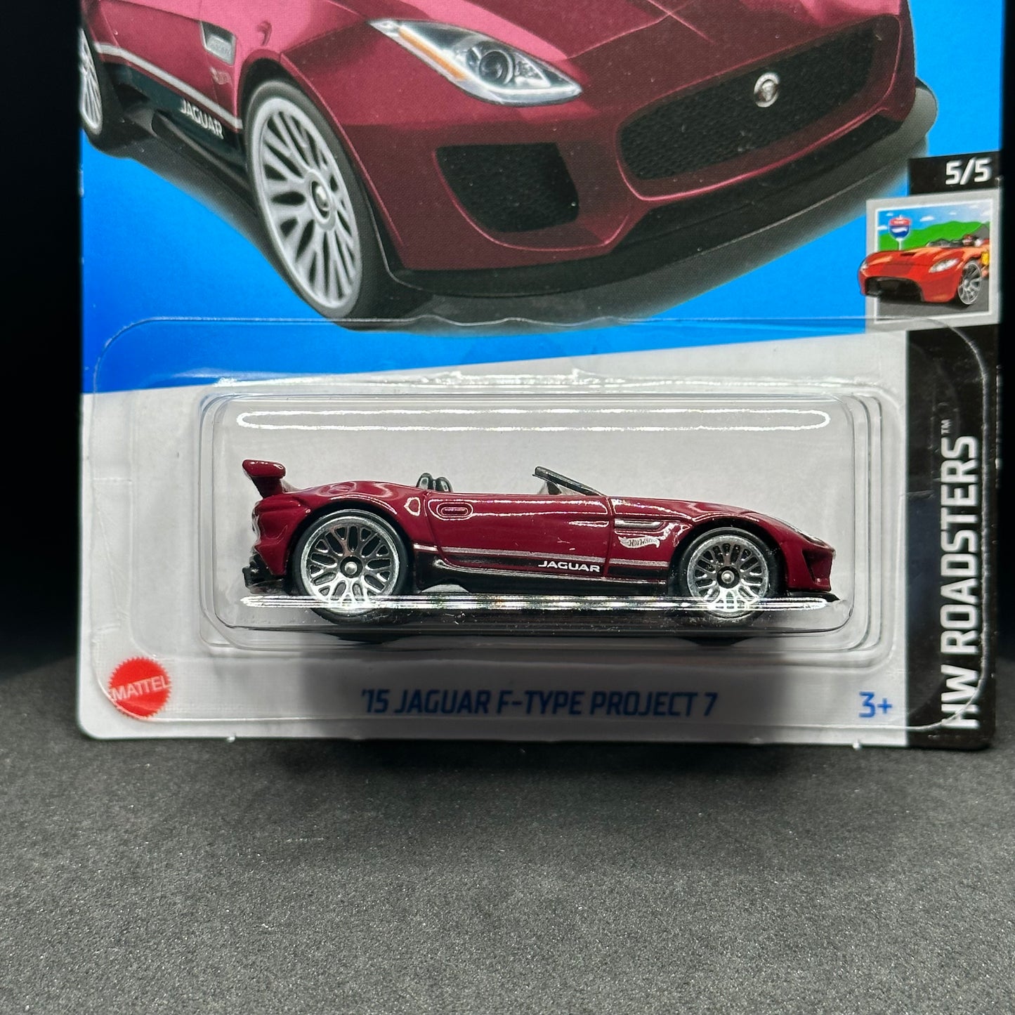 Hot Wheels Jaguar F-Type Project 7 Maroon