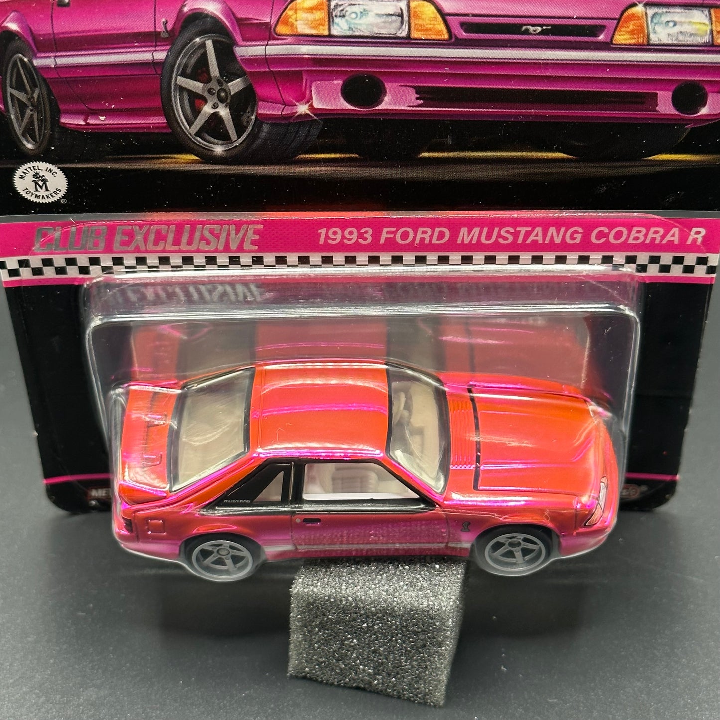 Hot Wheels RLC Ford Mustang Cobra R Pink