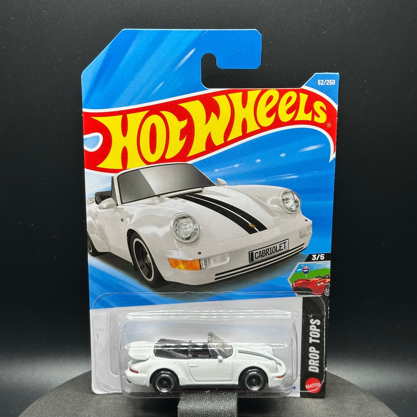 Hot Wheels Porsche 911 Turbo Cabriolet White