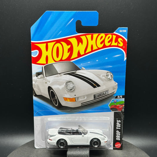 Hot Wheels Porsche 911 Turbo Cabriolet White