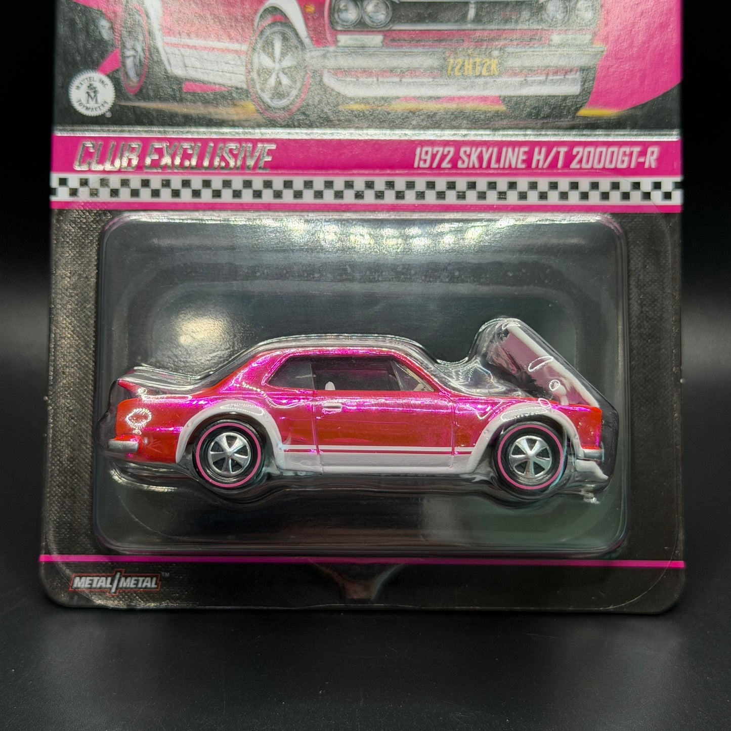 Hot Wheels RLC 1972 Skyline H/T 2000 GTR Pink