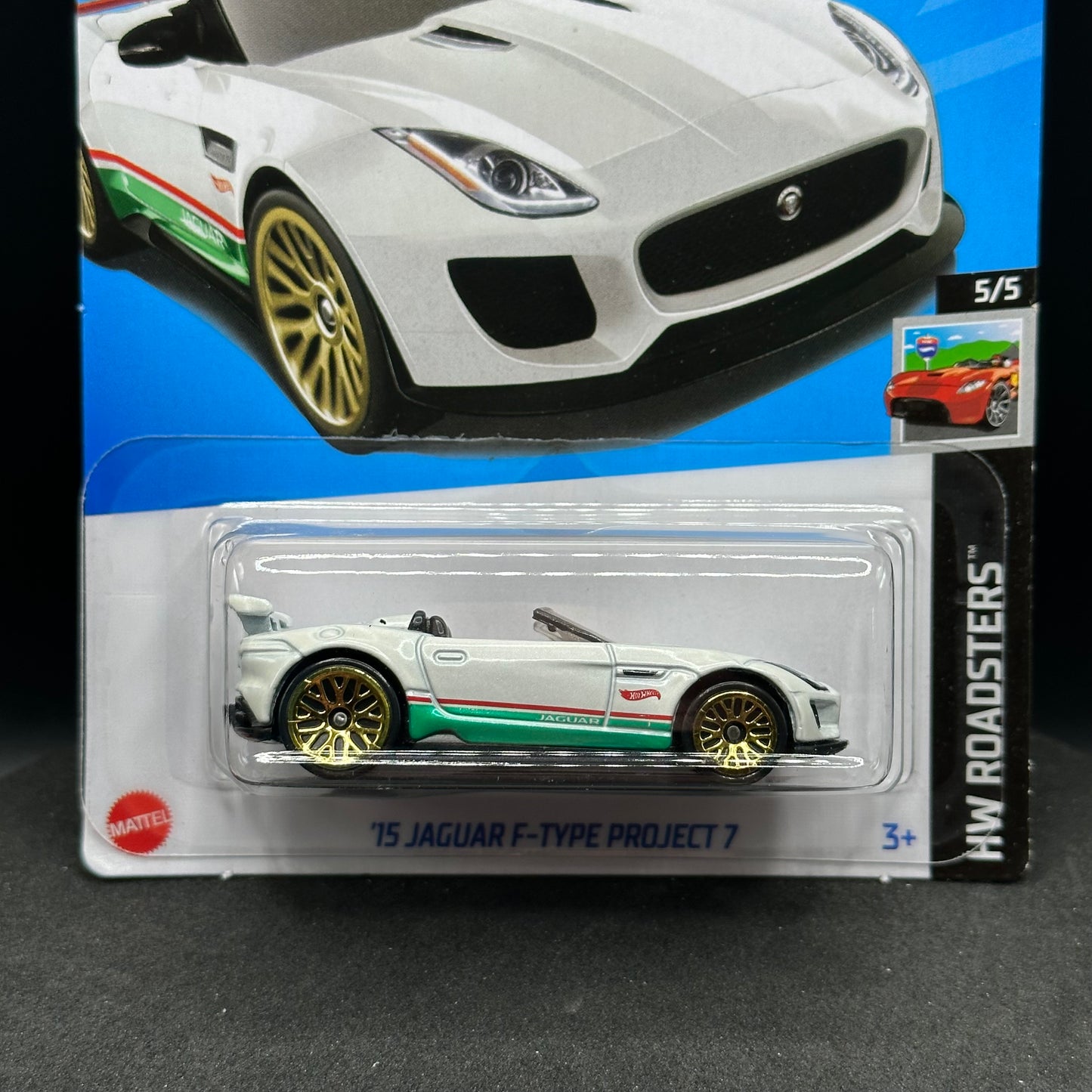 Hot Wheels Jaguar F-Type Project 7 White