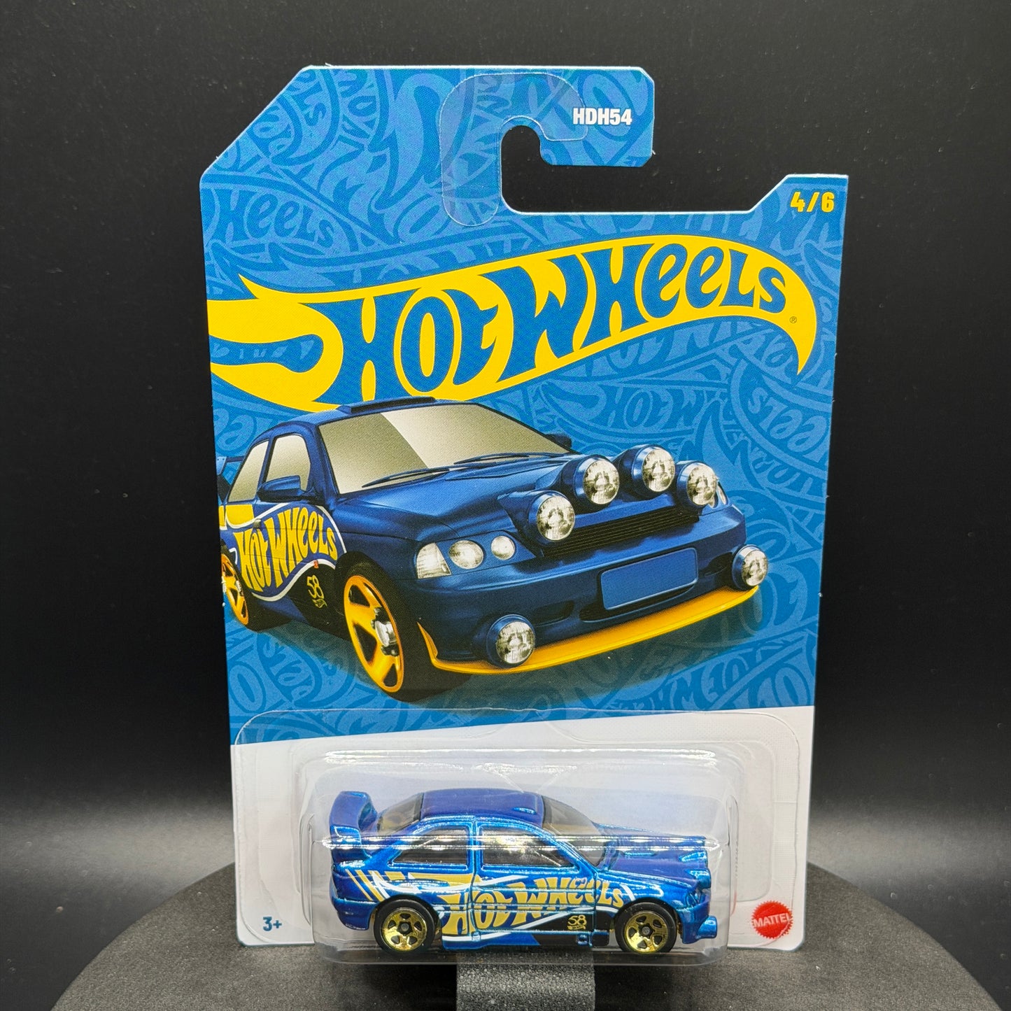 Hot Wheels Ford Escort Blue/Gold
