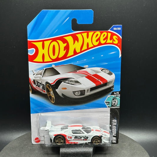 Hot Wheels Ford GT Borla White