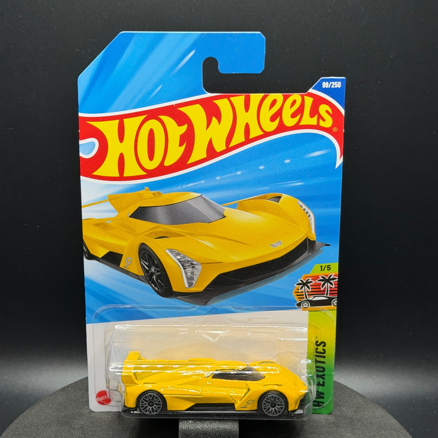 Hot Wheels Cadillac Project GTP Hypercar Yellow